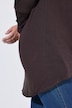 Langarmshirt, A-Linie, Saum hinten länger