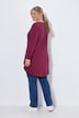 Langarmshirt, A-Linie, Saum hinten länger