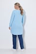 Langarmshirt, A-Linie, Saum hinten länger