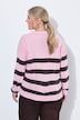 Polo-Pullover, Loose Fit, Blockstreifen