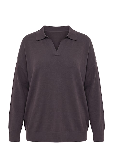 Long Sleeve Collared Sweater