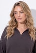 Polo-Pullover, Loose Fit, Polokragen mit V-Ausschnitt