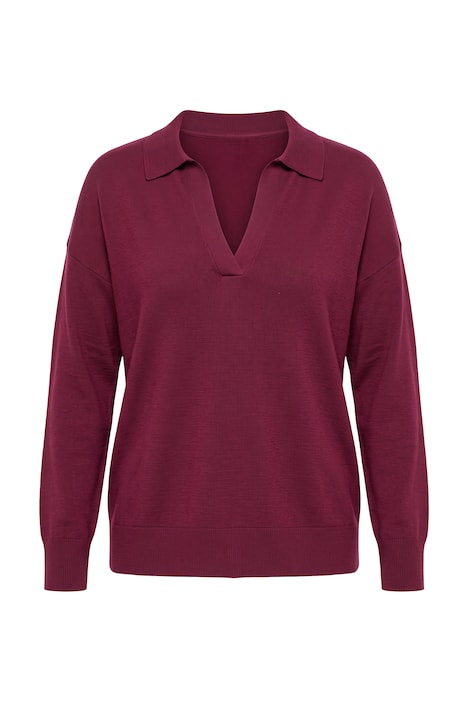 Long Sleeve Collared Sweater