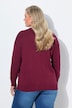Polo-Pullover, Loose Fit, Polokragen mit V-Ausschnitt