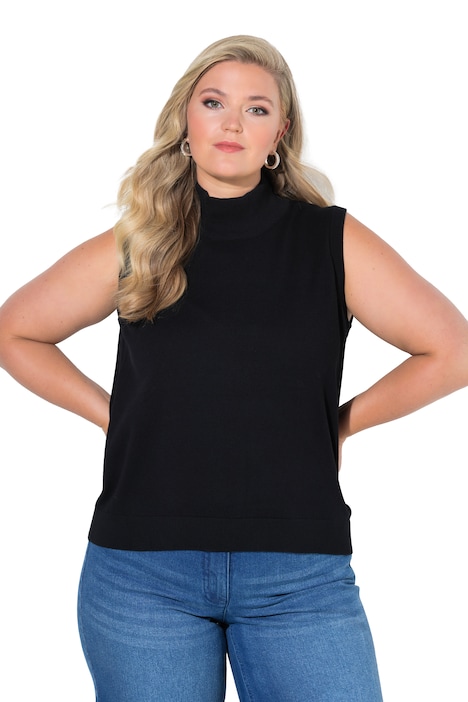 Sleeveless Turtleneck Sweater