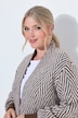 Long-Strickjacke, Straight Fit, offene Jacke, Zackenmuster