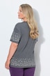 T-Shirt, Boxy Fit, Halbarm und Saum mit Zierperlen