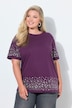 T-Shirt, Boxy Fit, Halbarm und Saum mit Zierperlen