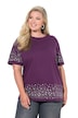 T-Shirt, Boxy Fit, Halbarm und Saum mit Zierperlen