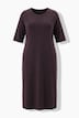 Jerseykleid, A-Linie, Modalmix-Jersey, 3/4-Ärmel