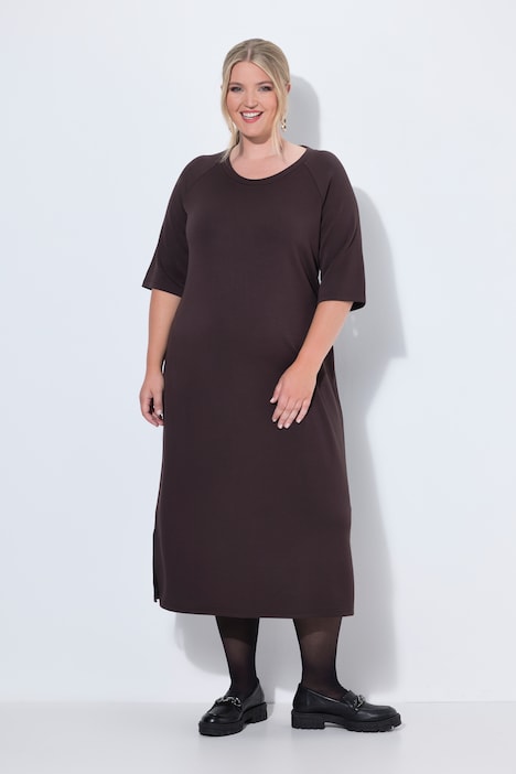 Jerseykleid, A-Linie, Modalmix-Jersey, 3/4-Ärmel