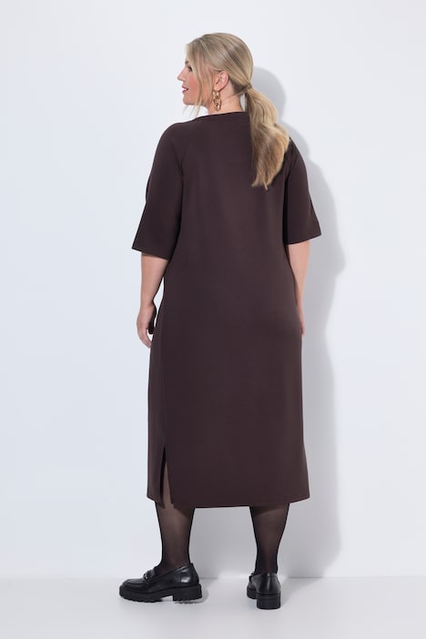 Jerseykleid, A-Linie, Modalmix-Jersey, 3/4-Ärmel