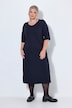 Jerseykleid, A-Linie, Modalmix-Jersey, 3/4-Ärmel