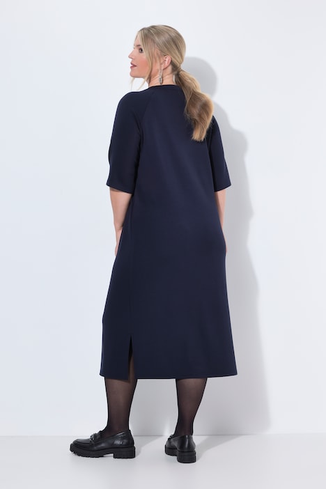 Jerseykleid, A-Linie, Modalmix-Jersey, 3/4-Ärmel