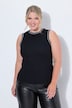 Ripptop, Slim Fit, weißes Piping