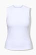 Ripptop, Slim Fit, weißes Piping