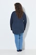 T-shirt met lange mouwen, gebreid detail, A-lijn, V-hals