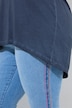 T-shirt met lange mouwen, gebreid detail, A-lijn, V-hals