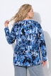 Shirt met lange mouwen, letters, A-lijn, V-hals, lange mouwen