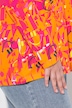Shirt met lange mouwen, letters, A-lijn, V-hals, lange mouwen