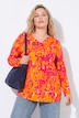 Shirt met lange mouwen, letters, A-lijn, V-hals, lange mouwen