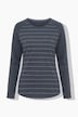 Funktions-Ringelshirt, antibakteriell, Rundhals, Langarm