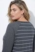 Funktions-Ringelshirt, antibakteriell, Rundhals, Langarm