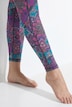 Sport-Leggings, gemustert, High Waist, Elastikbund