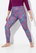 Sport-Leggings, gemustert, High Waist, Elastikbund