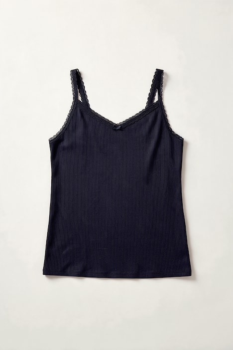Underwear-Top, Slim Fit, Zierkanten