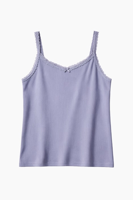 Underwear-Top, Slim Fit, Zierkanten