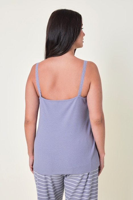 Underwear-Top, Slim Fit, Zierkanten