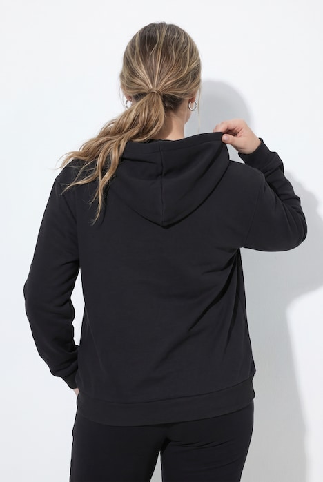 Sweatjacke, Webpelzfutter, Kapuze, Langarm