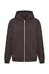 Sweatjacke, Webpelzfutter, Kapuze, Langarm