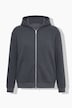 Sweatjacke, Webpelzfutter, Kapuze, Langarm