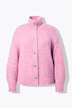 Strickjacke, oversized, Grobstrick, große Knöpfe