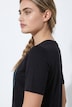 Functioneel T-shirt, bergmotief, ronde hals, korte mouwen