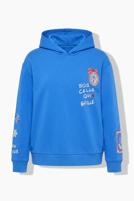 Hoodie, prints, lange mouwen