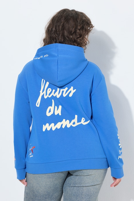 Hoodie, prints, lange mouwen