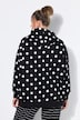 Hettegenser, oversized, genser med prikker, hette