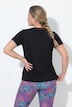 Funktions-Shirt, Blumenmotiv, Rundhals, Halbarm