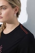 Funktions-Shirt, Blumenmotiv, Rundhals, Halbarm