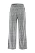 Strukturhose, Wide Legs, Glitzer-Jersey, Elastikbund