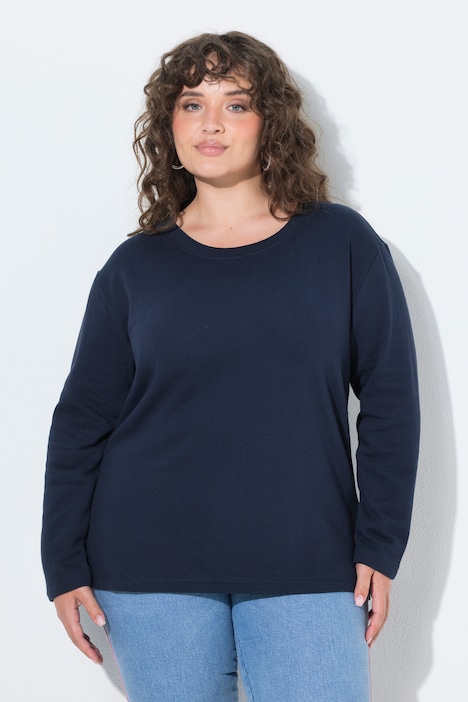 Sweatshirt, tekst op het achterpand, boxy fit, ronde hals, lange mouwen