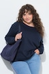 Sweatshirt, tekst op het achterpand, boxy fit, ronde hals, lange mouwen