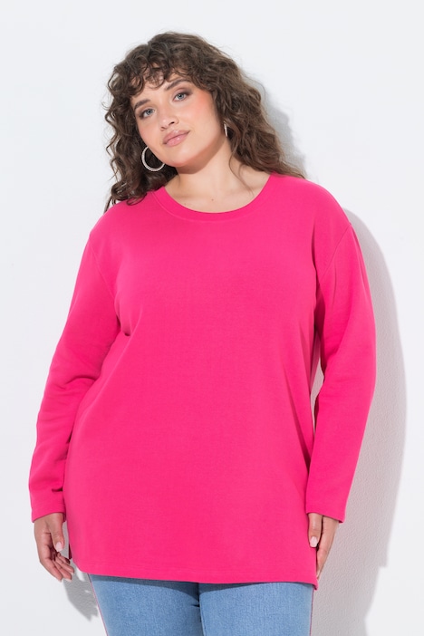 Sweatshirt, tekst op het achterpand, boxy fit, ronde hals, lange mouwen