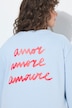 Sweatshirt, tekst op het achterpand, boxy fit, ronde hals, lange mouwen