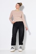 Barrel-Jeans, Balloon Legs, Zierperlen-Detail, Elastikbund