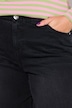Barrel-Jeans, Balloon Legs, Zierperlen-Detail, Elastikbund