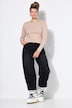 Barrel-Jeans, Balloon Legs, Zierperlen-Detail, Elastikbund